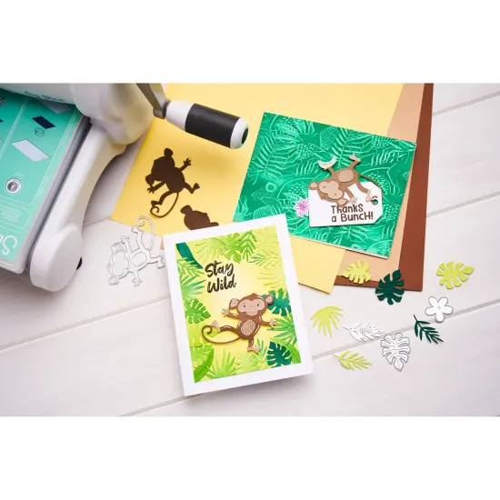 Catherine Pooler X Sizzix Bundle 2-It's A Jungle Stencil & Emboss Folder {3}
