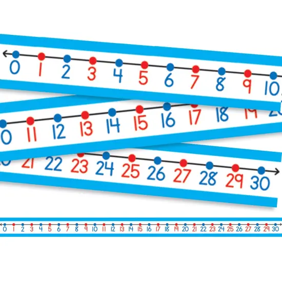 Student Number Lines Desk Tape, Grade K-3, Pack of 30 {1}
