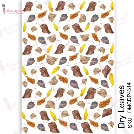 Dress My Craft Transfer Me Sheet A4-Dry Leaves {3}
