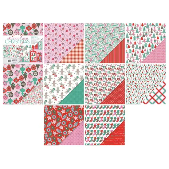 Tonic Studios Art Pad 12"x12"-A Candy Cane Christmas {4}