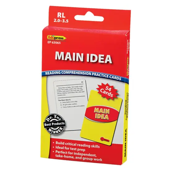 Main Idea Practice Cards, Levels 2.0-3.5 {1}