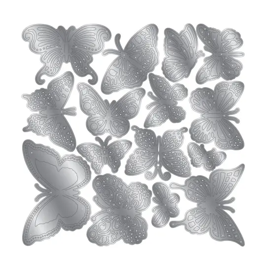 Crafter's Companion Stamp & Die Set-Butterfly Kaleidoscope {3}