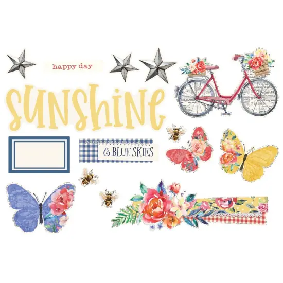 Simple Stories Simple Pages Page Pieces-Simple Vintage Linen Market {3}