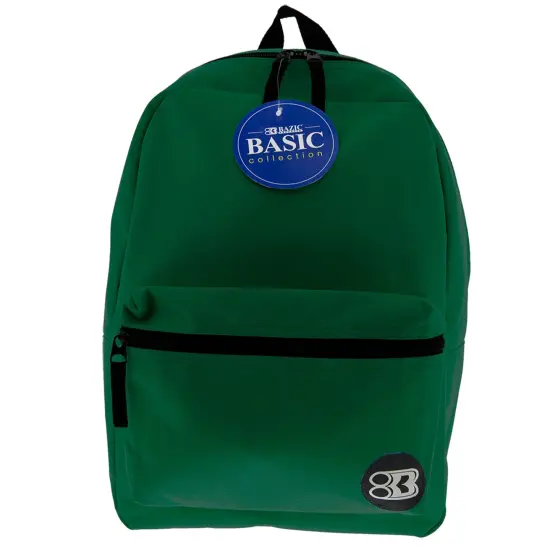 16" Green Basic Collection Backpack {1}