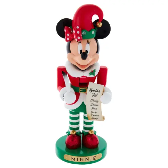 Kurt Adler 10-Inch Disney Minnie The Elf Nutcracker {1}