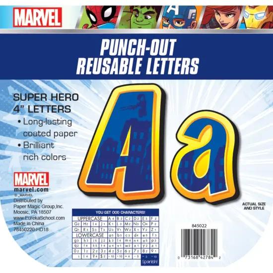 Marvel&trade; Super Hero Adventure Deco Letters, 223 Characters {1}