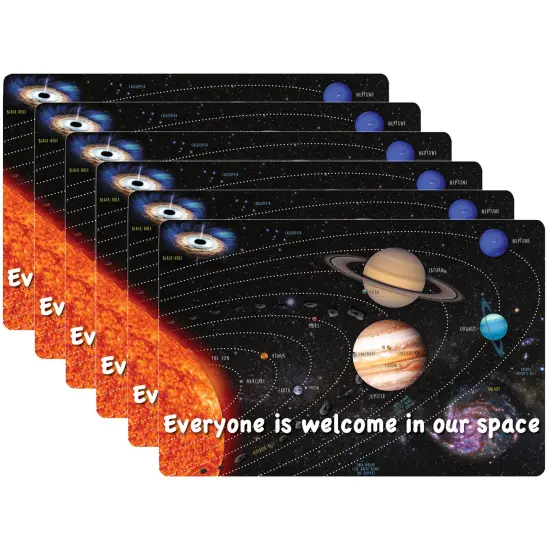 Computer Mouse Pad, 8" x 10", Everyone is Welcome in our Space, Pack of 6 {1}