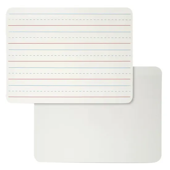 Dry Erase Board - Two Sided Magnetic; Plain/Lined {1}