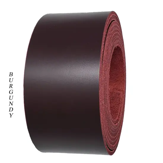 Leather Strips 2 Inch Wide 12" to 96" Long 6-7 oz ( 2.4 - 2.8 mm)-Belts-Collars-Leashes-Purse Straps-Guitar Straps-Hat Bands {5}