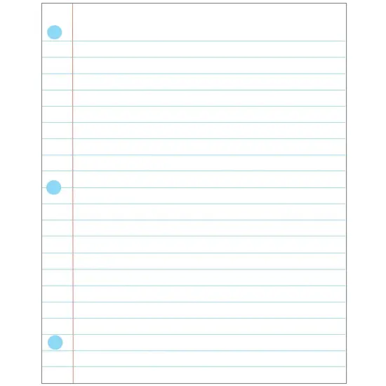 Large Magnetic Notebook Page, 12" x 15" {1}