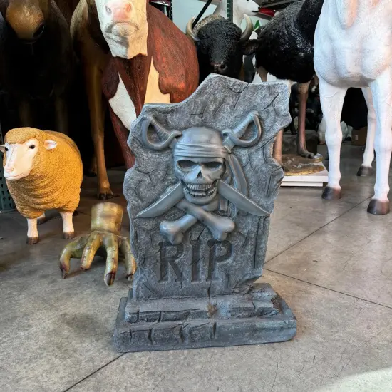 Pirate First Mate Tombstone Life Size Statue {4}