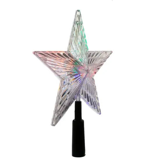 10-Light Color-Changing LED Star Treetop {3}