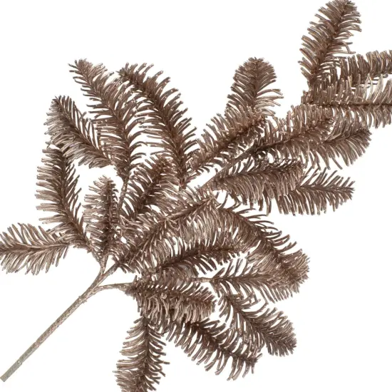 Northlight 20" Rose Gold Pine BranchArtificial Christmas Spray {4}