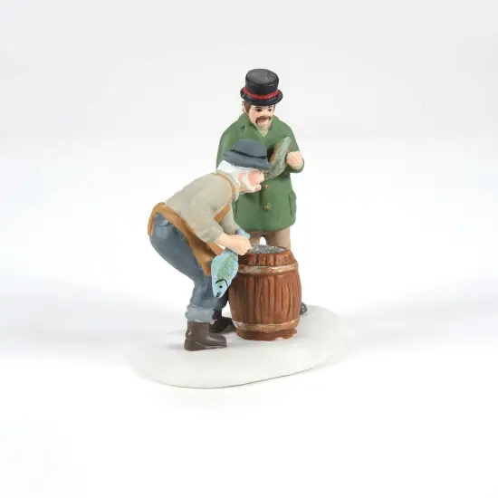 Department 56 Department 56 Dicken's Village Billingsgate's Finest Fish Christmas Figurines #6011389 Brown {5}