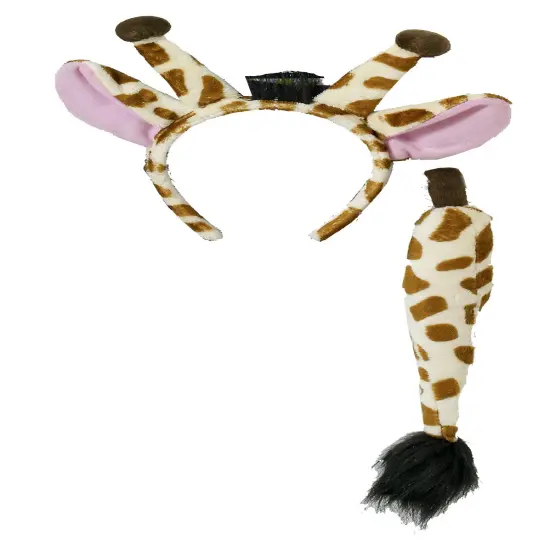 Giraffe Ears & Tail Costume Accessory Kit {1}