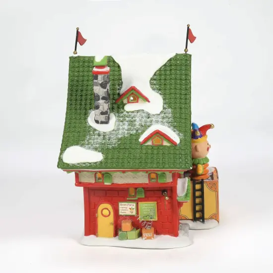 Department 56 Department 56 North Pole Lighted Christmas Jacques Jack In The Box Shop #6011411 Green {4}