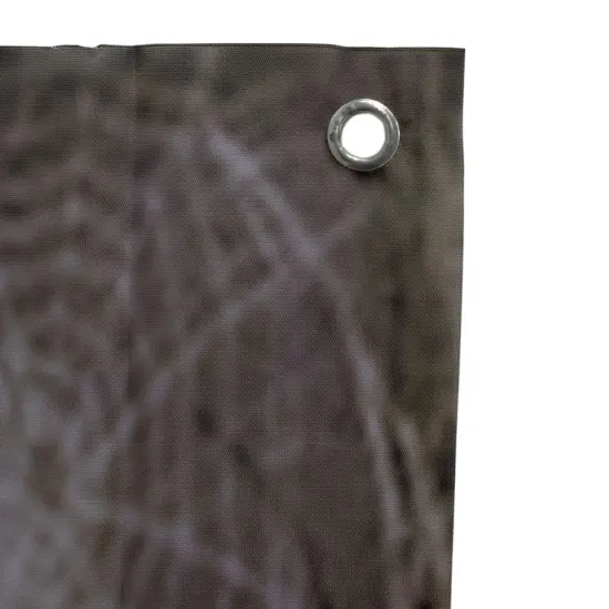 Northlight Spooky Graveyard with Skull and Bats Halloween Door Decoration - 70.75" Black {7}