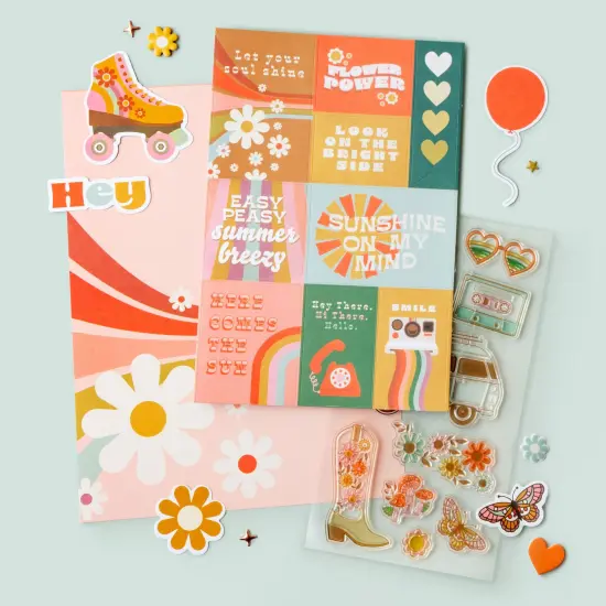 Jen Hadfield Groovy Darlin' Single-Sided Paper Pad 6"X8"-36 Sheets {5}