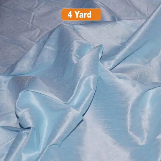 Polyester Silk Fabric Faux Silk Dupioni Fabric Baby Blue {1}