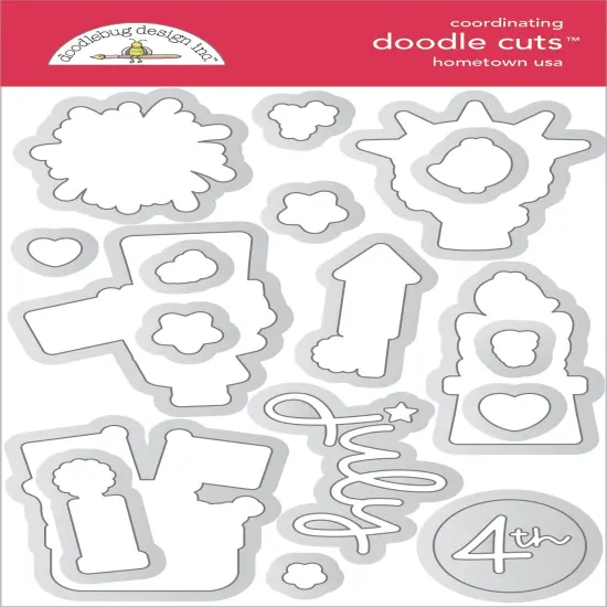 Doodlebug Doodle Cuts Dies-Hometown USA {1}