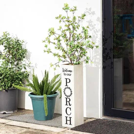 30"H Wooden WELCOME Porch Sign(white porch) {3}