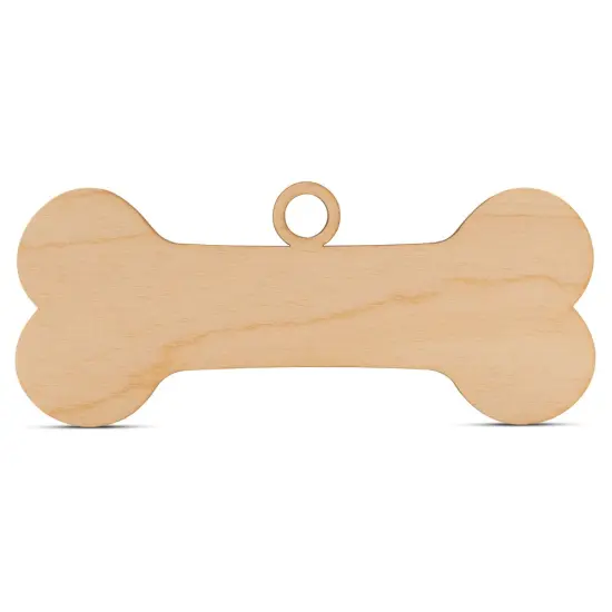 Dog Bone Christmas Ornament, From 4"- 8", Wood Craft | Woodpeckers {1}