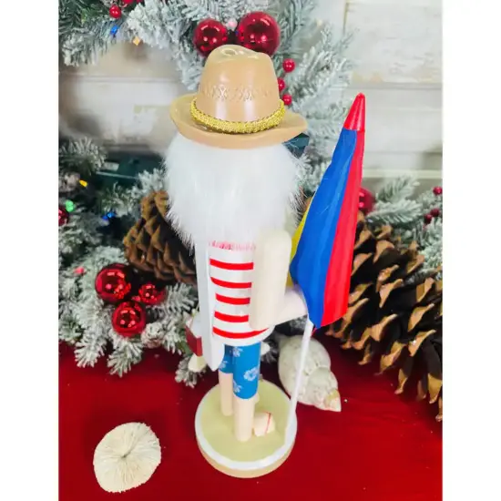 Santa's Workshop 14 in Day at the Beach Nutcracker Figurine {2}