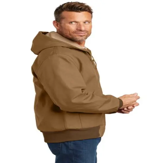 Carhartt &reg; Tall Thermal-Lined Duck Active Jac Black {4}