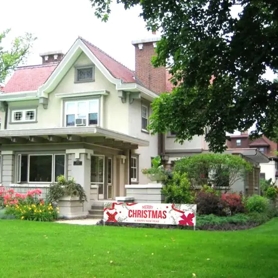 Kitcheniva Merry Christmas Banner Sign Outdoor Decoration 6FT {3}