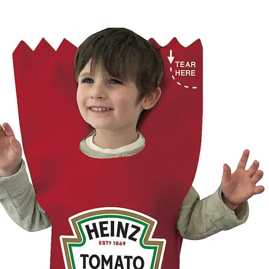 Heinz Ketchup Packet Costume {3}