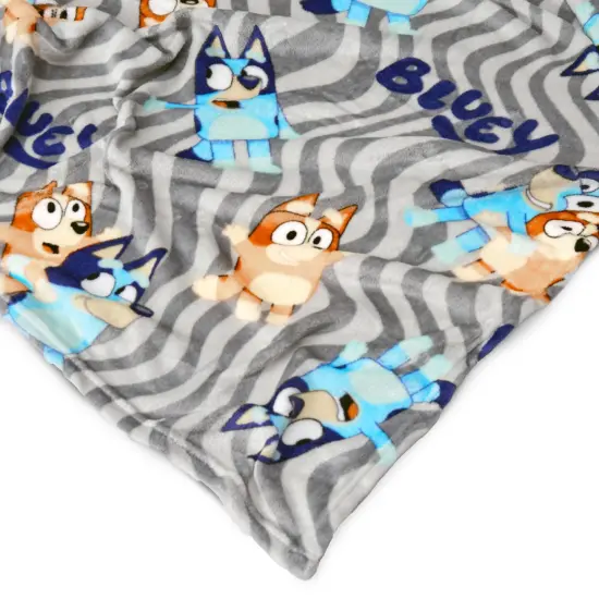 BBC Studios Bluey Fun Silk Touch Throw Blanket 50X60 inches and Hugger Set, 11 inches {4}