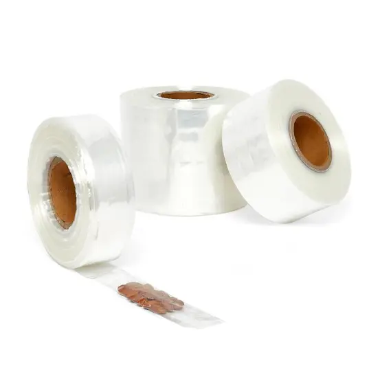 1.5 Mil Clear Cello Polypropylene Flat Tubing 2" Width {2}