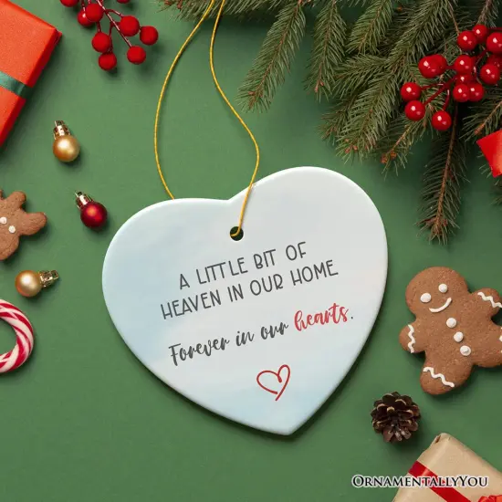 Forever in Our Hearts Heaven&rsquo;s Little Light Ornament, Christmas Memory Gift {5}