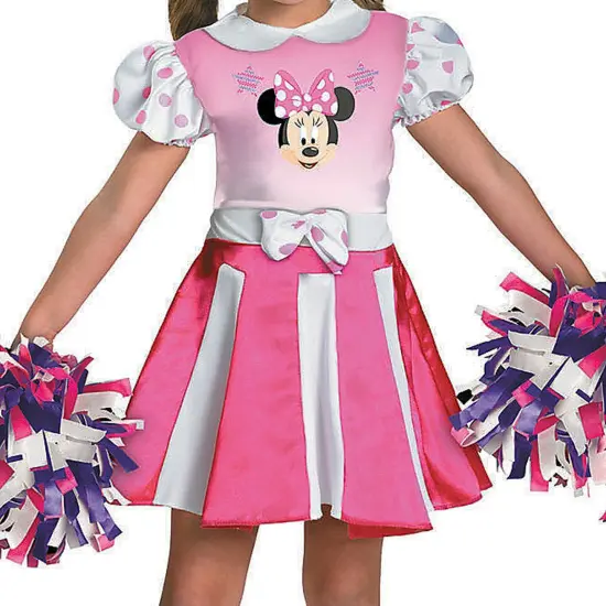 Girl's Minnie Cheerleader Costume {3}