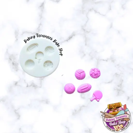 Sport Balls Silicone Mold {1}