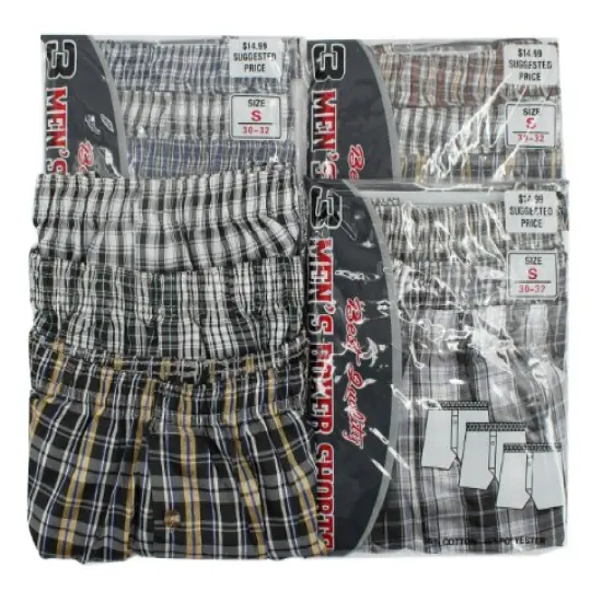 THE HUNTER Men's Assorted Color Boxers {4}