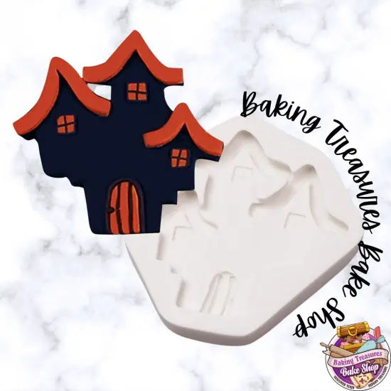 Haunted House Silicone Mold {1}