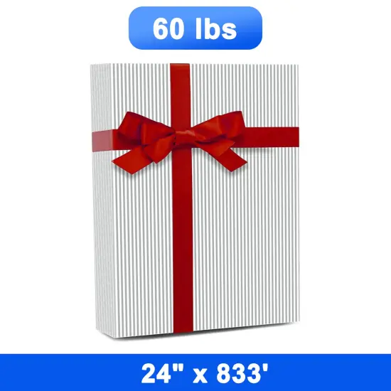 Elegant Striped Roll 24'' x 833' 60 lbs {1}
