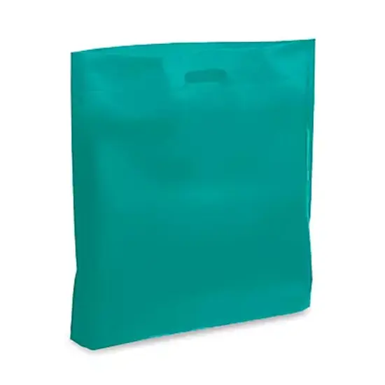 Durable Die Cut Handle Bags for Stores Affordable Bulk Pricing for 20 x 20 x 5" Clear {4}