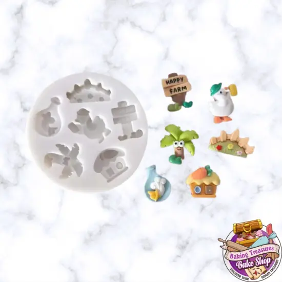 Farm Themed Silicone Mold {1}