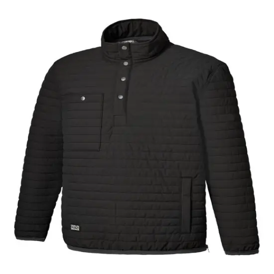 Dri Duck&reg; Men's Keystone Quilted Pullover BLACK {1}