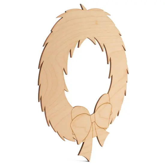 Christmas Wood Wreath Cutout, From 6"- 22", Craft/Decor| Woodpeckers {2}