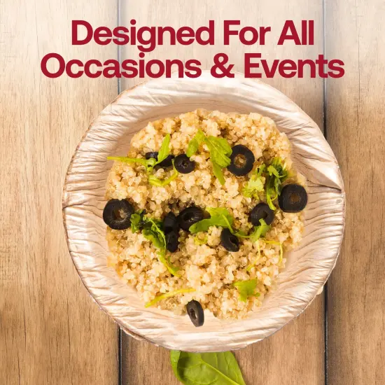 Round Palm Leaf Eco Friendly Mini Disposable Dip Bowls - 0.5 oz. (100 Bowls) {6}