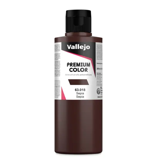 Vallejo Premium Airbrush Colors - 200 ml, Sepia {1}