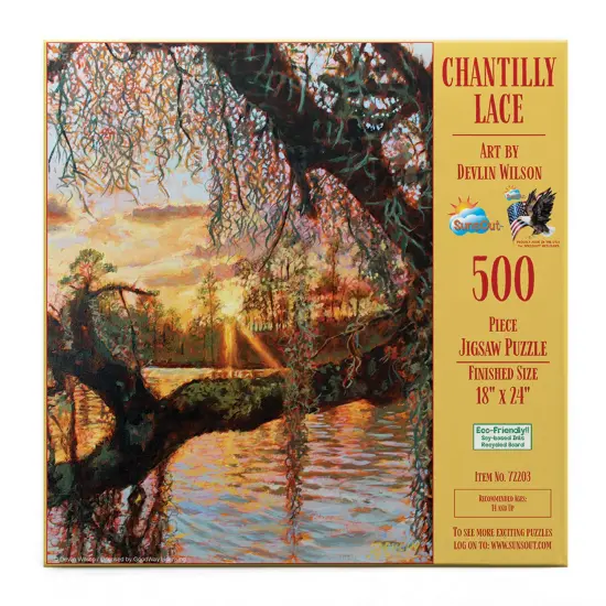 Sunsout Chantilly Lace 550 pc Jigsaw Puzzle 72203 {4}