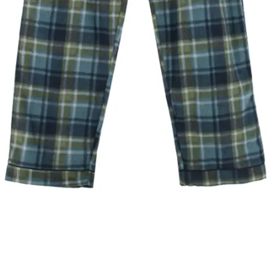Global Men's Fleece Long Pants in Green {4}