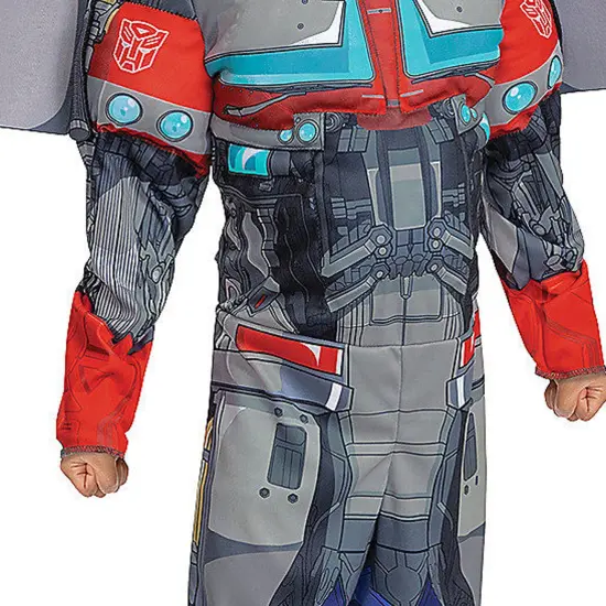 Toddler Classic Muscle Transformers Optimus Prime T7 Costume {4}
