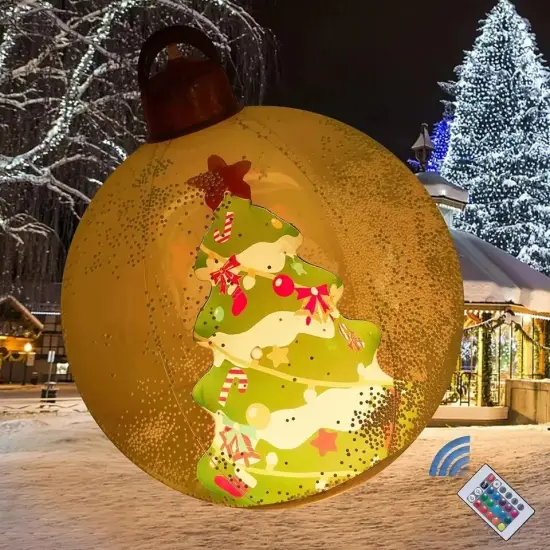 60cm Christmas Inflatable Ball for Home Decor {8}