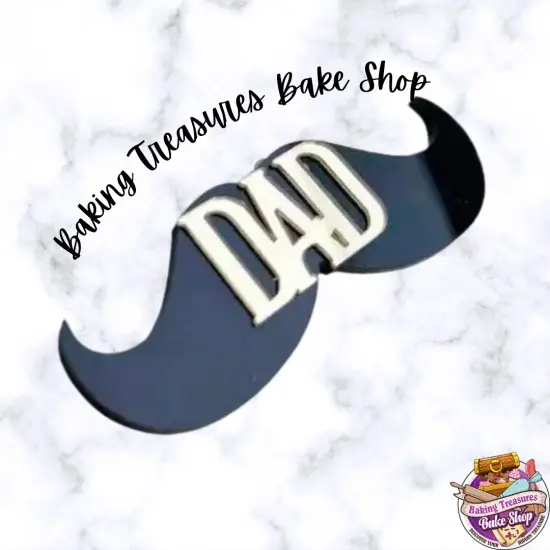 Happy Fathers Day Acrylic Topper #3 {1}