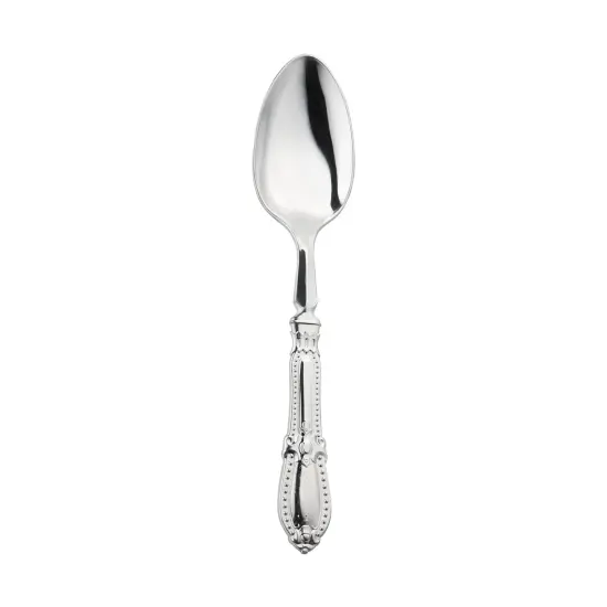 Silver Baroque Disposable Plastic Dinner Spoons (240 Spoons) {1}